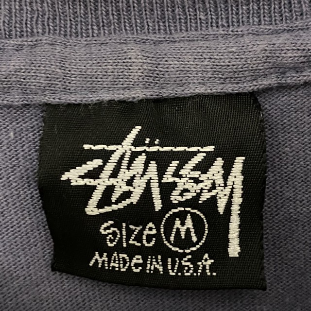 80s Stussy ゾウリムシ ロンt 黒タグ ビンテージ Splashtoyandusedclothing