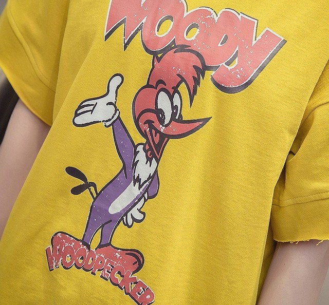キャラクターtシャツ アメコミt プリントtシャツ ゆったりサイズ 6sense0901