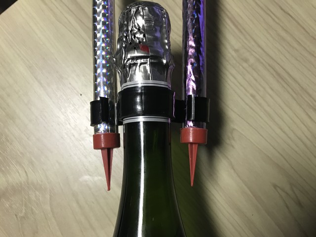 ボトルクリップ30個入 シャンパン花火用 花火2本同時装着可能 Ins Shop