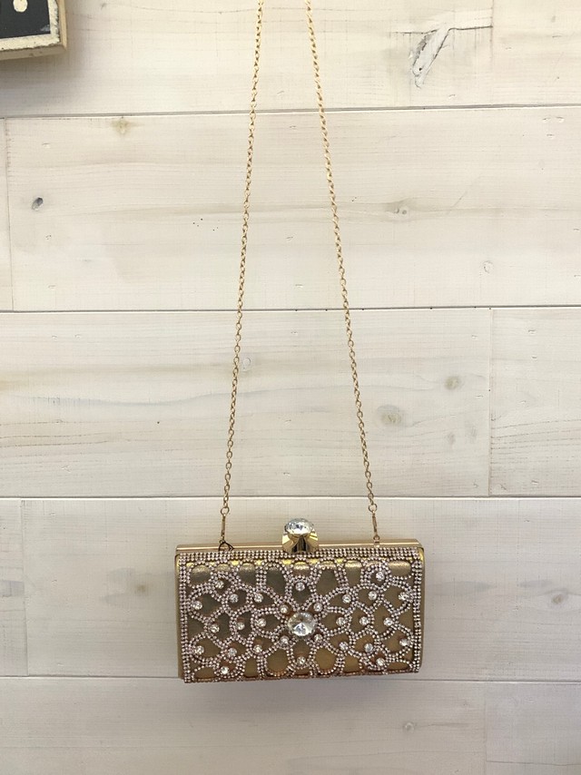 パーティーバッグ フラワーデザイン ビジュー クラッチバッグ ショルダーバッグ Noakes