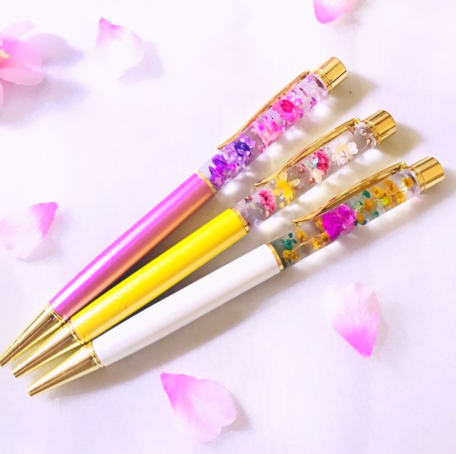 オーダー ハーバリウムボールペン ラッピング込み Atelier Kohaku