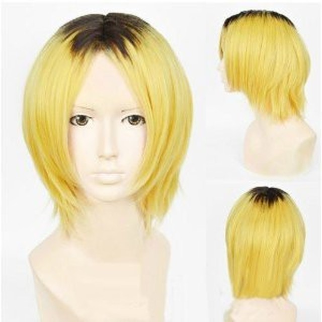 W1169 ハイキュー 孤爪 研磨 こづめ けんま コスチューム コスプレウィッグ ウィッグネット ルガーノショップ