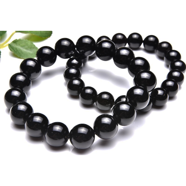 ☆数量限定再入荷☆【強力な邪気払い】天然石 モリオン(黒水晶)ブレスレット(11mm)