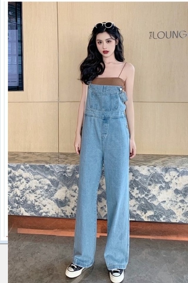 夏物ワンピース ビスチェ風サロペット ファクター レディース ワンピース 白 黒 青 アイボリー ブラック ブルー 夏物 春夏 ビス Basecamp49