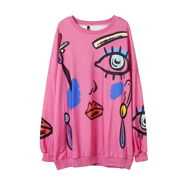 トップス 可愛い デザイン ピンク 白 ホワイト 個性的 大きいサイズ おしゃれ 原宿 系 レディース メンズ カラフル Max Voyage