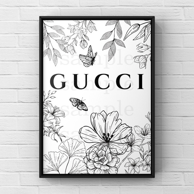 A3 1395 Gucci ファッション アートポスター Sena S Artgallery オマージュ アートポスター