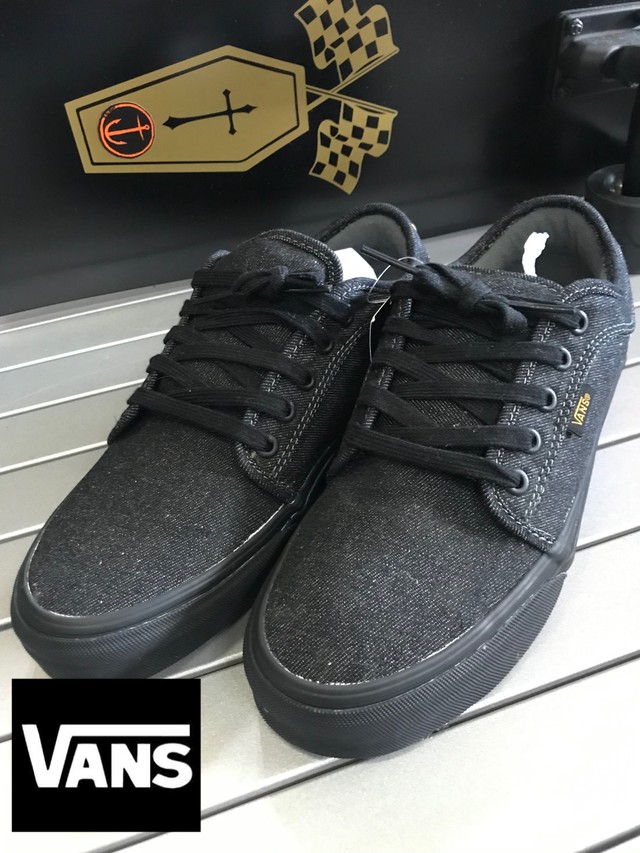 バンズ スニーカー チャッカ ロー デニム ブラック コルク Vans Chukka Low Denim 日本未発売モデル Surf Triton Watari サーフギア スノーギア スケートギア アパレル アイウェア