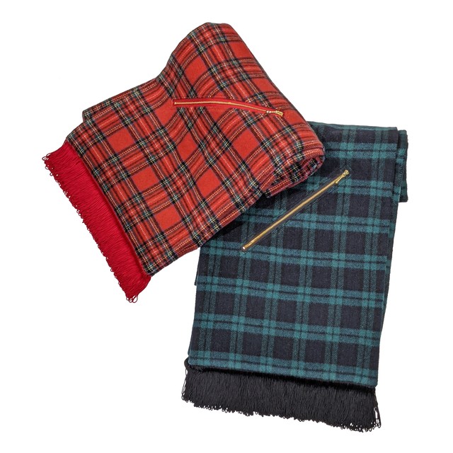 タータンチェックストール Green Shito Hisayo Online Shop