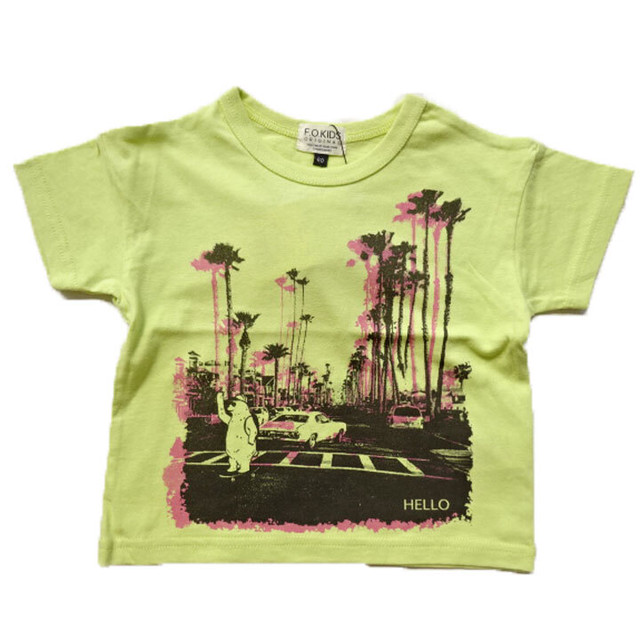 エフオーキッズ F O Kids F O Foキッズ Photo Print ワイドtシャツ 80cm 90cm 95cm 100cm 110cm 1cm 130cm 140cm キッズ ベビー 子供服 7450 トップス 半袖 Tシャツ お祝い ギフト 出産祝い Kidspocket