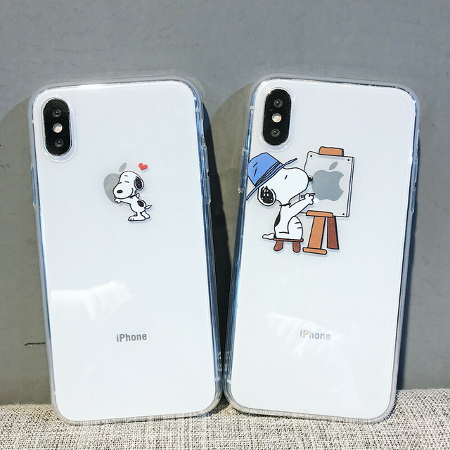 Snoopy スヌーピー 犬 クリア Iphone Seケース Iphone Se Iphone 8