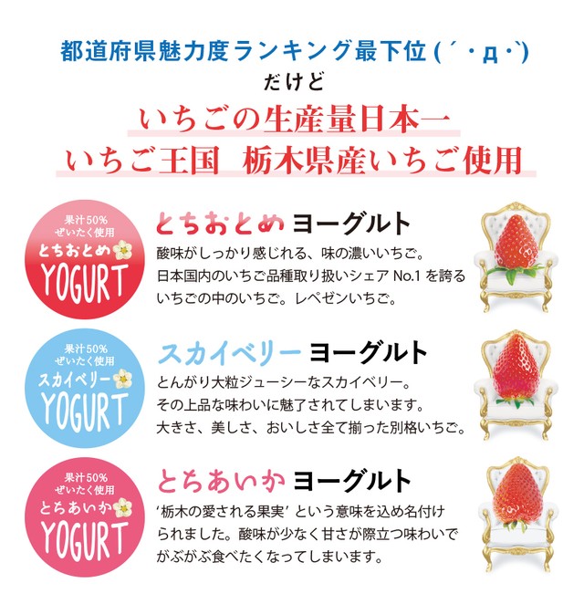 いちご３種類 とちおとめ スカイベリー とちあいか 各３個 合計９個 Saichez Frozen Yogurt