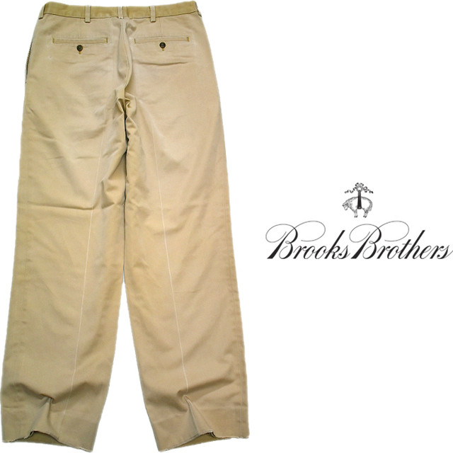 Sale 公式通販 Brooks Brothers ブルックスブラザーズ ワイド チノパンツ サイズ Us 32 33 チノパンツ ブランド古着バズストア 数量は多 Www Sidandmartykrofft Com