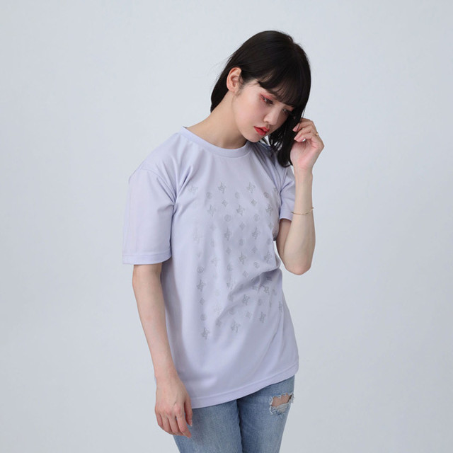 【FLOWER by RADIO EVA 018】EVA Monogram T-Shirt PURPLE / EVANGELION エヴァンゲリオン
