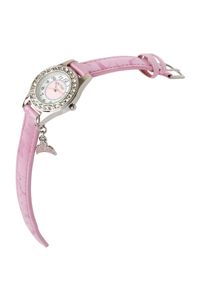 キッズ腕時計 ガールズデザイン ピンク きらきらストーン 王冠のチャーム Cac 71 L05 サボテンマークの腕時計カクタス Cactus Jp公式オンラインストア