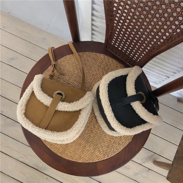 もこもこショルダーバッグ 【Mokomoko shoulder bag】