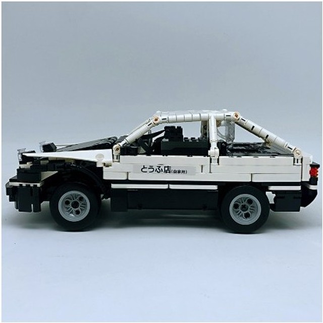 862ピース Rcカー 頭文字d Ae86 藤原とうふ店仕様 Lego Mania