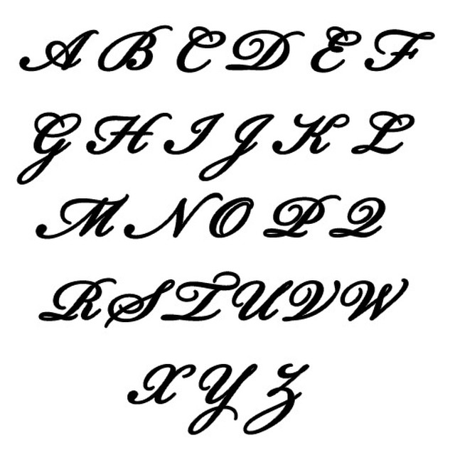 印刷可能 アルファベット 筆記 体 大文字 シモネタ