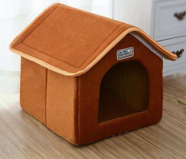 Sサイズ ソフト犬小屋 やわらかいクッションハウス 犬小屋 室内用 犬小屋 屋根外せます クッション付き ワンちゃん用セレクトショップワンワンダフル