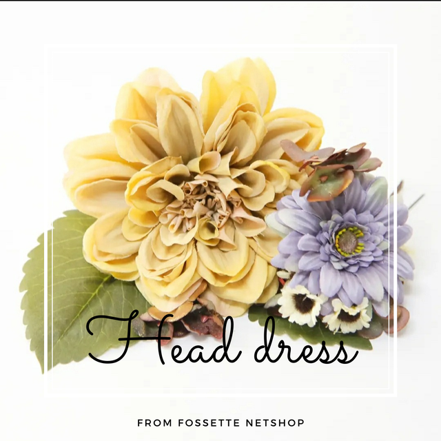 髪飾り アーティフィシャルフラワー ヘッドドレス 販売 ダリア くすみカラー Hed1 149 記念日を彩るトータルスタジオフォセット ネットショップ 衣裳レンタルや髪飾り グッズ販売