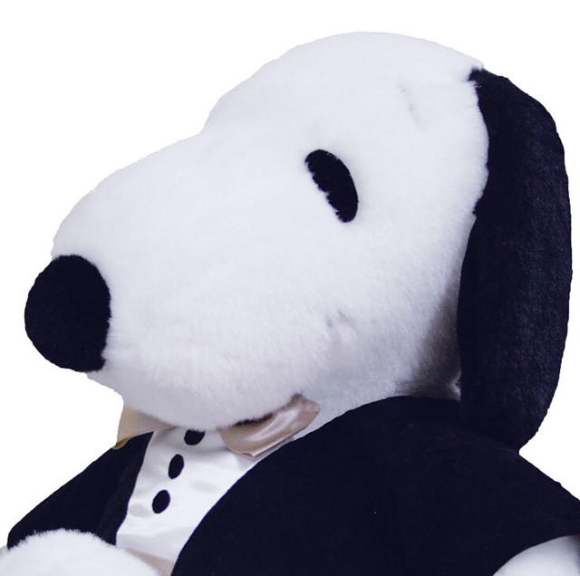 フォーマルスヌーピーのウェイトドール １体 足裏刺繍入り ウェルカムドール 体重ドール スヌーピーのぬいぐるみ 結婚式 親ギフト 誕生日プレゼント 幸せデリバリー リングピローなどの結婚式アイテム 手芸用品の通販