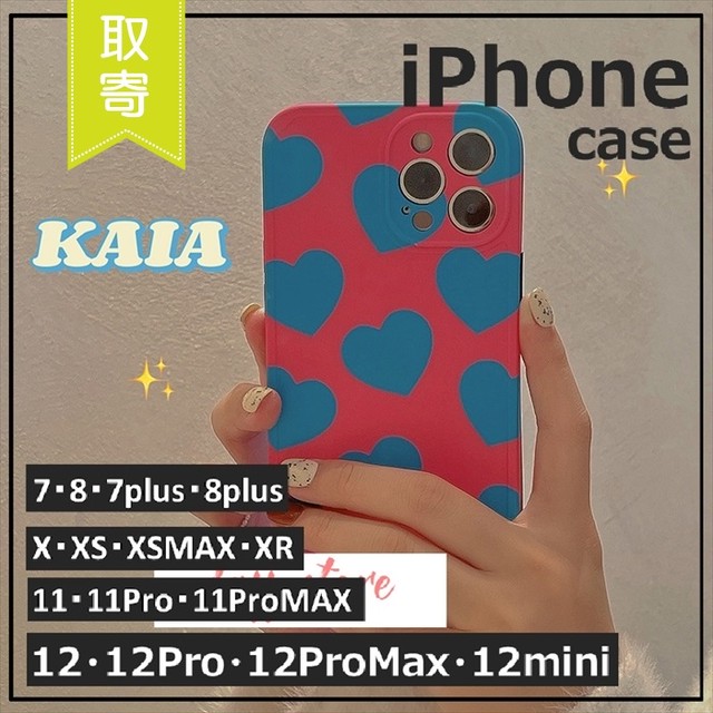 Iphoneケース ブルー ハート ピンク 12 12pro 12promax 12mini Iphone7 11 レトロ アイフォンケース スマホケース 可愛い 取寄 発送目安14 21日営業日 Laff Store 会社情報 納期の確認をお願いします