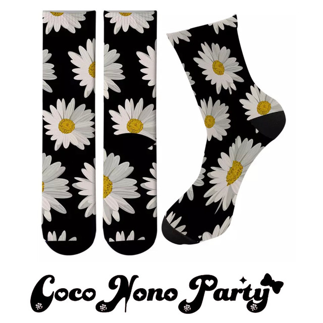 即納商品 デイジー柄ソックス Coconono Party