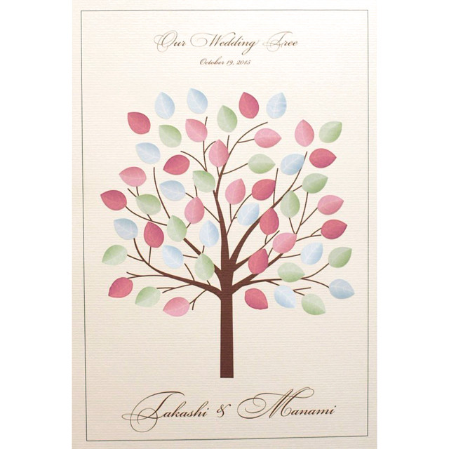ウエディングツリー リーフシール パールタイプ Piccoro Mariage オーダーメイドの結婚式アイテム おしゃれなウエディング 演出グッズの通販