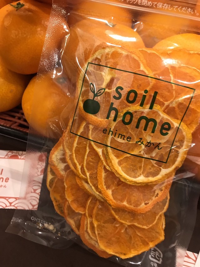 Ehime みかんチップス Soil Home Ehime みかん