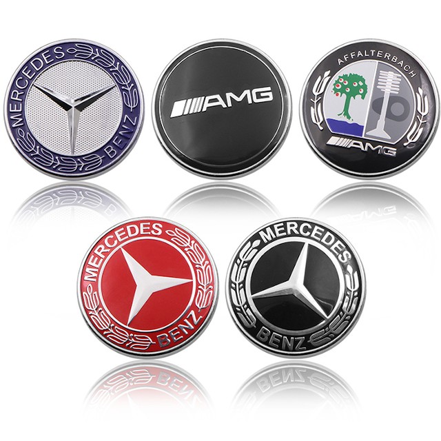 バッジ エンブレム フロント ボンネット用 Mercedes Benz Amg メルセデス ベンツ 車バイクのパーツ店