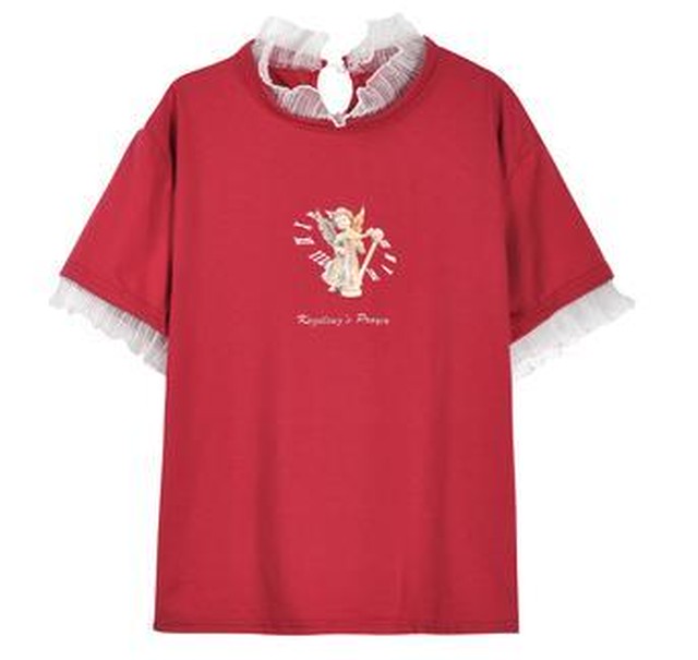 ワンポイント ｔシャツ 半袖 可愛い 流行り おしゃれ 韓国 夏 Zakiki