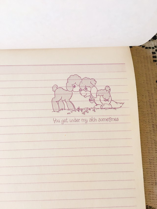 昭和レトロ 可愛いレポート用紙 レトロ雑貨 チェリッシュ