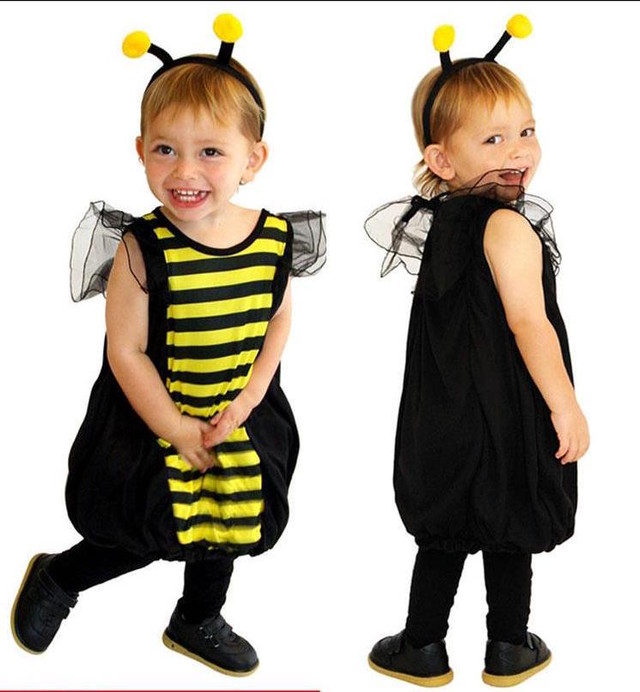 ハロウィン 仮装 衣装 コスプレ コスチューム 子供 キッズ 女の子 ハチ 蜂 Bee セット パーティー イベント Maokico ベビー服とママ服のお店