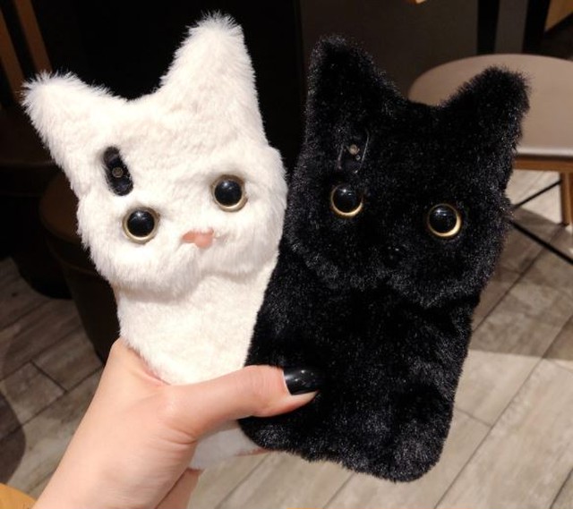 スマホカバー Iphone カバー ケース ふわふわ ファー 立体 3d キャット 猫好き ぬいぐるみ キャラクター アイフォン Iphone 6 6s 7 8 7plus Xs Xr Xsmax 韓国 韓国ファッション オルチャン オルチャンファッション K050 Korean Favorites