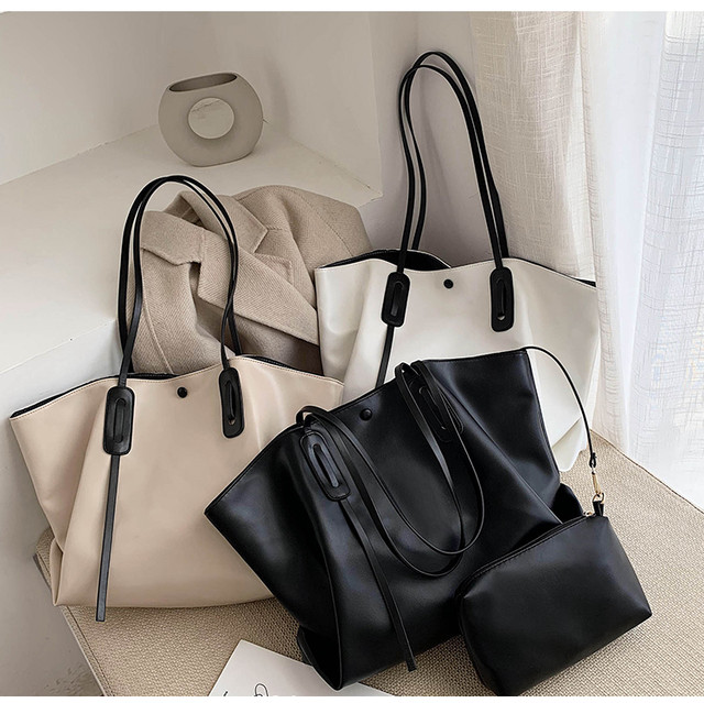 大人っぽスタイル トートバッグ ハンドバッグ 大容量 Pu レディース シンプル カジュアル 通勤 通学 お出かけ デイリー 10代 代 30代 40代 Ptnym2960 Shop Suba