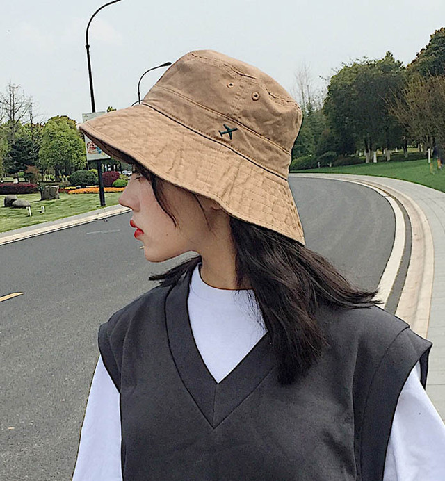 バケットデニムハット バケットハット 帽子 ロゴ カジュアル メンズ レディース カジュアル系 プレゼント ギフト 通勤 通学 旅行 人気作品 全4色 Girlshares