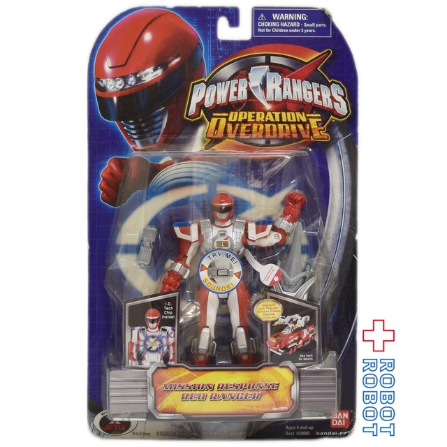 パワーレンジャー オペレーション オーバードライブ ミッションレスポンス レッドレンジャー アクションフィギュア Robotrobot