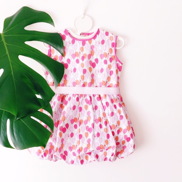 バルーンはイラストだけじゃなくデザインも風船な遊び心あるワンピース Solo Designer S Shop クリッパー