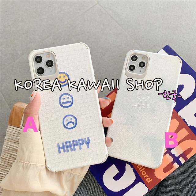 シンプルだけどかわいいニコちゃんiphoneケース Korea Kawaii Shop