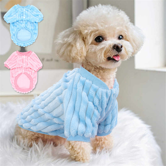 ボタン付き モコモコ フリース ピンク ブルー Xs Xxl ペット ペット用品 ペット服 犬 犬服 ドッグウェア 猫 猫服 ペットウェア フリース ペット用品ショップ Cocomika Pet