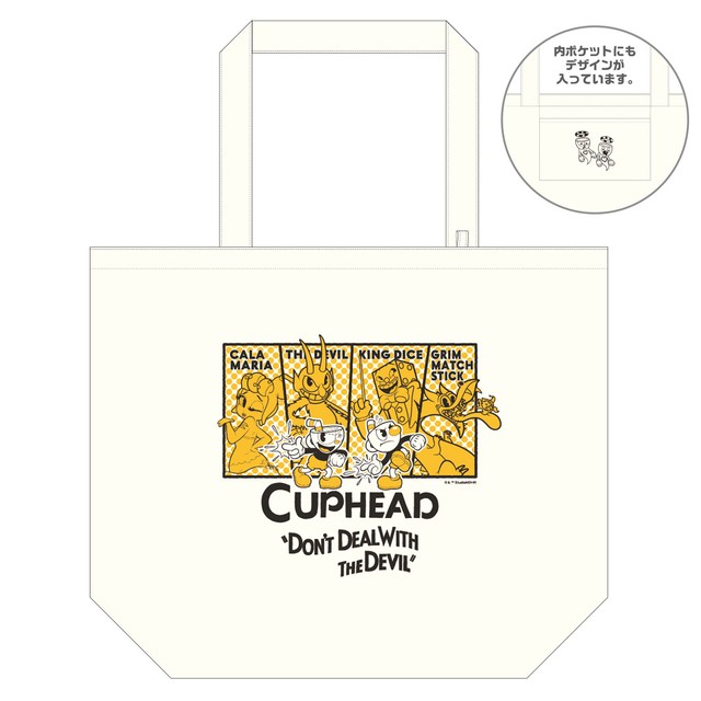 CUPHEAD ( カップヘッド ) トートバッグ(L) / エンスカイ