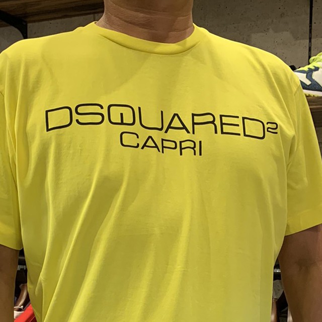 Dsquared2 ディースクエアード Dsquared2 Capri T Shirt S74gd0643 S イエロー Tシャツ メンズ Brillante ブリランテ