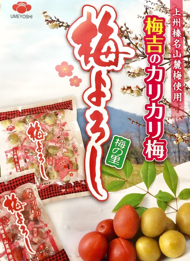 カリカリ梅漬けセット 青3ｇ 1袋 赤11粒 3袋 株 梅吉 群馬県の梅どころ榛名 カリカリ梅