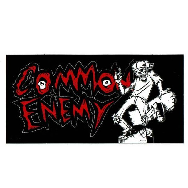 Common Enemy コモンエネミー Skater On Grave ステッカー 海外オフィシャルバンドマーチャンダイズストア Merch Age