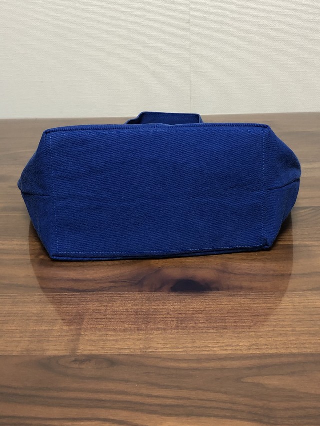 角底 ミニトートバッグ ブルー 濃青 Blue Grace Denim ブルーグレイスデニム