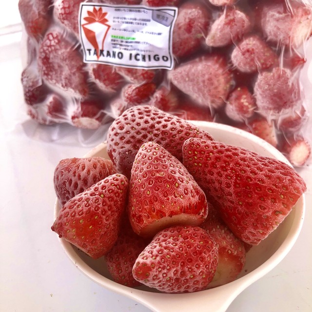 冷凍いちご 1kg イチゴ農家 直送 高野いちご園