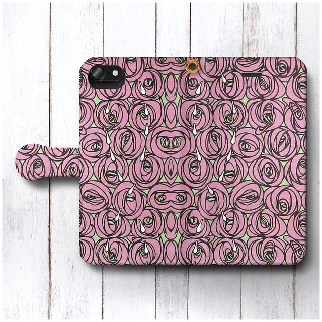 Iphone5 ケース Iphone5s スマホカバー 手帳型 絵画 全機種対応 ケース 人気 あいふぉん ケース 丈夫 耐衝撃 レニー マッキントッシュ 壁紙 バラ 個性派スマホケース Naturemate