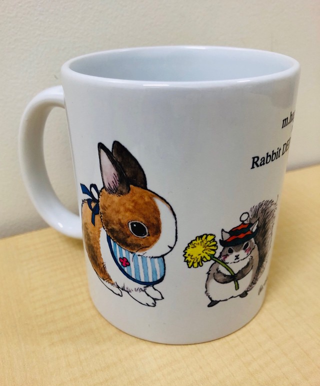 萩岩睦美イラストマグカップ ラビットデパートメント Rabbit Department うさぎ雑貨