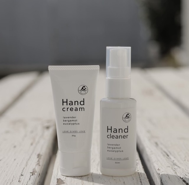 エアリアル ハンドクリーナー&ハンドクリームセット