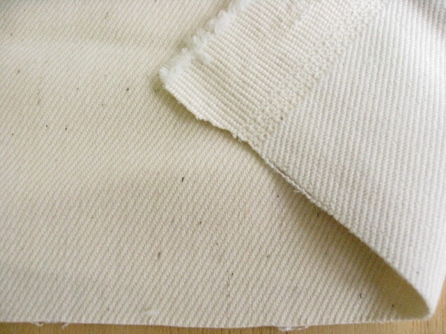 綿ストレッチソフトデニム 10 11オンス 生成り 綿カスが残っています Ctn 0177 Jack Bean