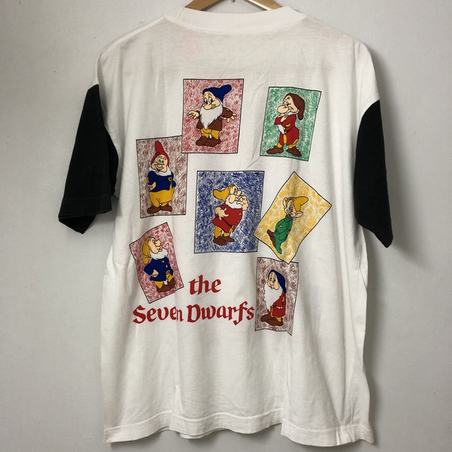 90s 7人の小人 白雪姫 Tシャツ Splashtoyandusedclothing
